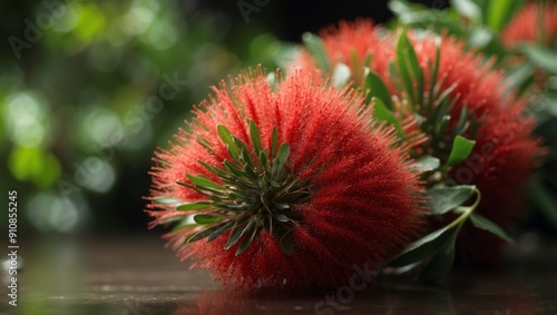 Pristine Bottle Brush A Closeup of Natures Cleaning Utensil.