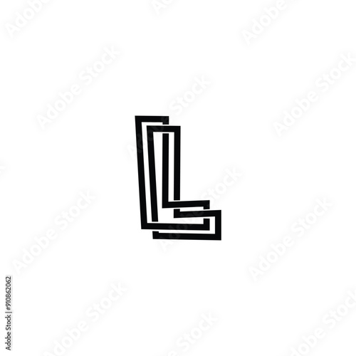 Logo LL Simple Design Modern