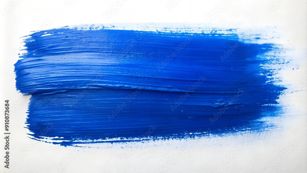 Abstract Blue Brushstroke on a Canvas of Serenity Generative AI Abstract Blue Brushstroke on a Canvas of Serenity Generative AI