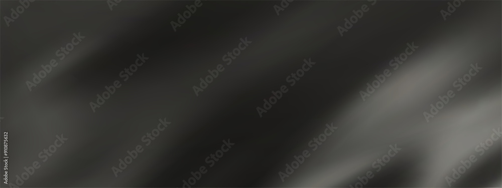 Abstract black gradient background. Minimalistic subtle wavy black silk texture. 3D vector illustration. Abstract black gradient background. Minimalistic subtle wavy black silk texture. 3D vector illustration.
