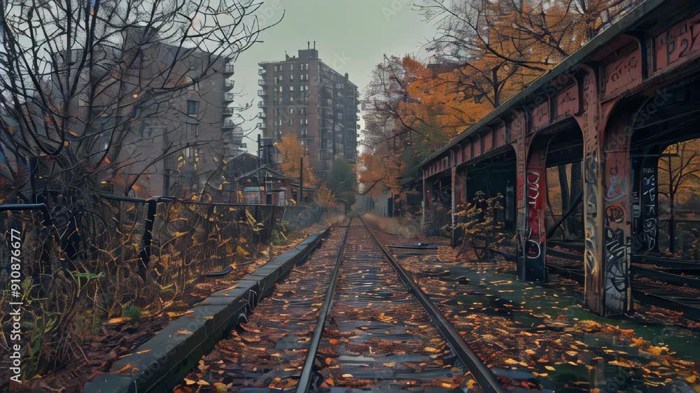 Surreal abandoned New York City, featuring empty streets and silent skyscrapers, with a haunting atmosphere and an eerie stillness, highlighting the stark contrast Surreal abandoned New York City, featuring empty streets and silent skyscrapers, with a haunting atmosphere and an eerie stillness, highlighting the stark contrast