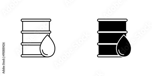 Oil Drum Icon - Simple, Versatile Vector Graphic, oil drum, oil barrel, fuel, energy, industry, petroleum, gasoline, diesel, chemical, industrial, manufacturing