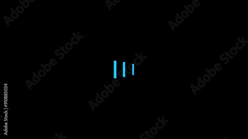 Loading bar , waiting loading bar animation. photo