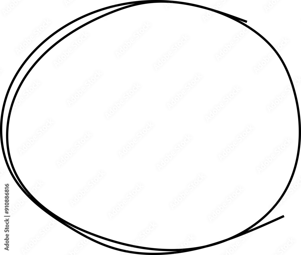 Circle frame hand drawn doodle scribble round circles for message note mark. Highlight oval marker border thin line Circle frame hand drawn doodle scribble round circles for message note mark. Highlight oval marker border thin line