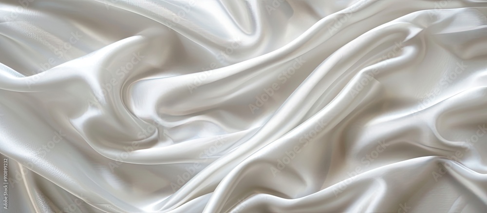 Soft white satin fabric texture background for special occasions like weddings or anniversaries with room for a design in the image. Creative banner. Copyspace image Soft white satin fabric texture background for special occasions like weddings or anniversaries with room for a design in the image. Creative banner. Copyspace image