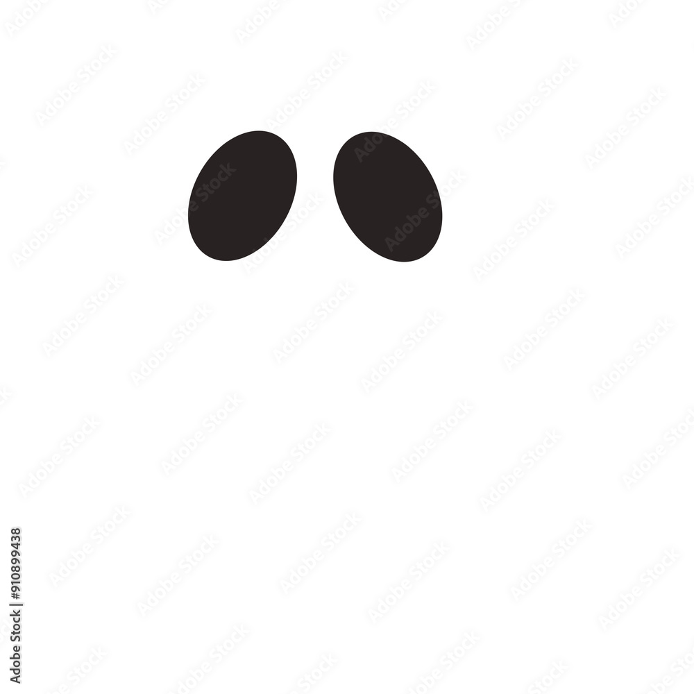 Cute cartoon ghost Halloween illustration element flat style Cute cartoon ghost Halloween illustration element flat style