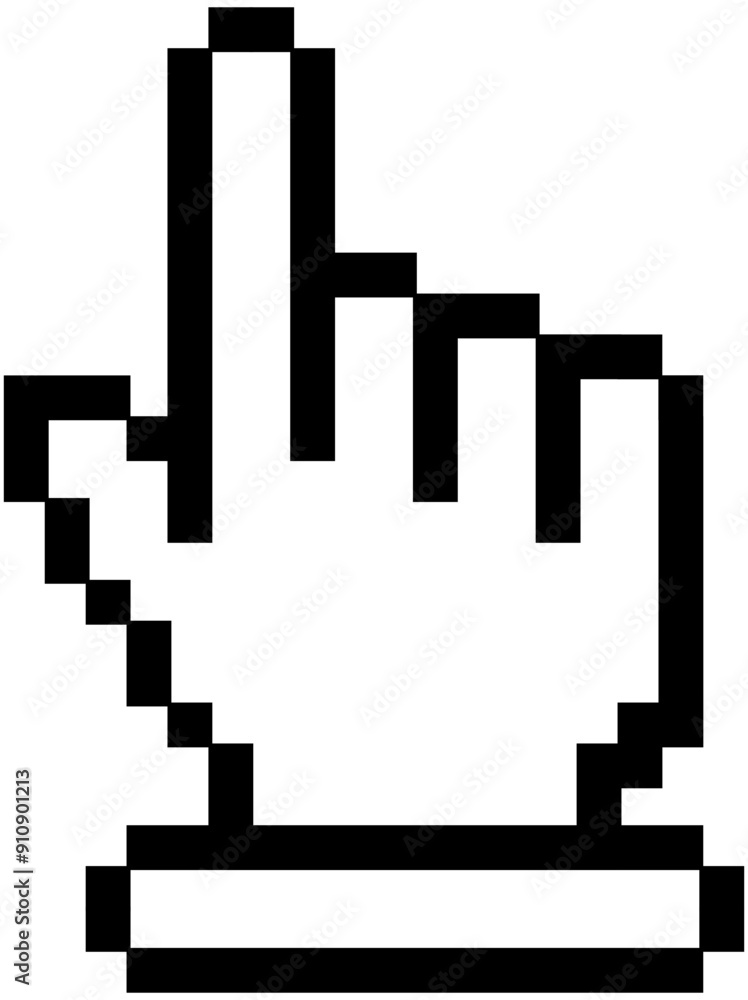 Click icon or Cursor pixel syle.Pixel Click icon. Mouse click cursor icon.Vector
Click icon or Cursor pixel syle.Pixel Click icon. Mouse click cursor icon.Vector
