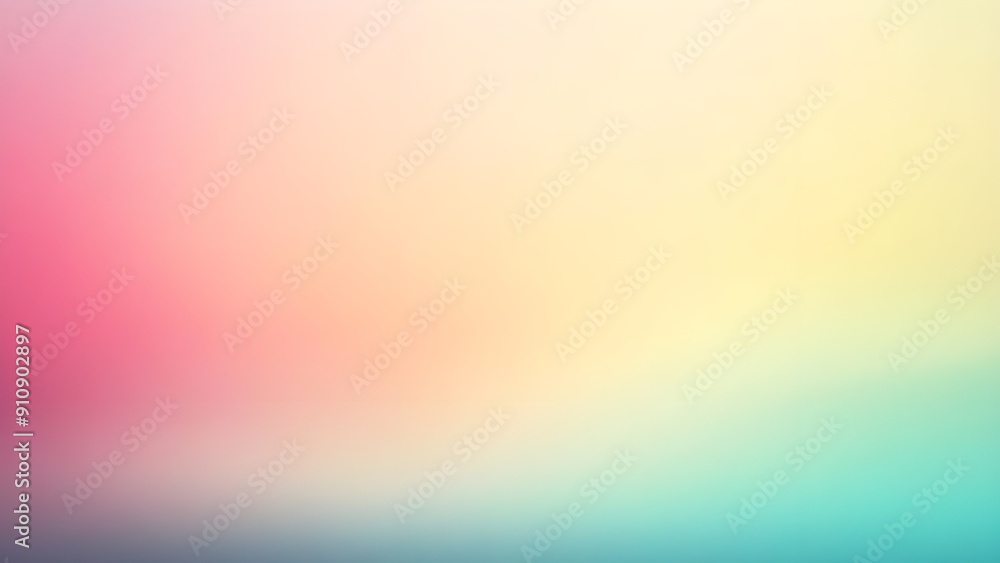 Obraz premium Abstract Gradient Background in Pink, Yellow, and Blue.