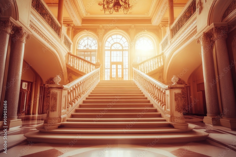 Obraz premium Staircase Leading Up