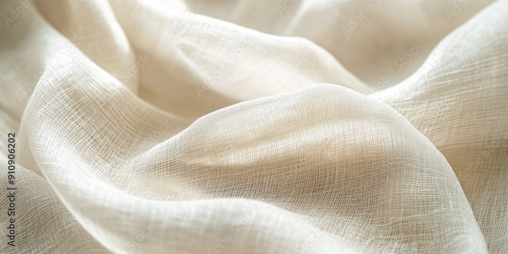 Close-up of white fabric