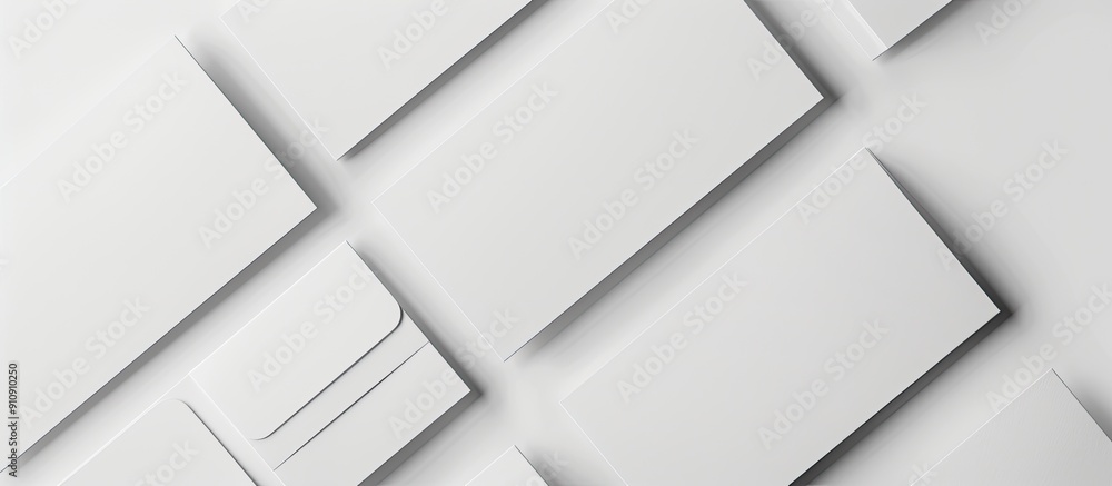 Design friendly blank business cards isolated on a white background serving as a mockup for visual representation with available copy space image Design friendly blank business cards isolated on a white background serving as a mockup for visual representation with available copy space image