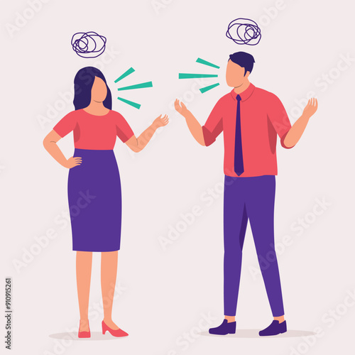 Two Frustrated Coworkers Doesn’t Get Along. Full Length.