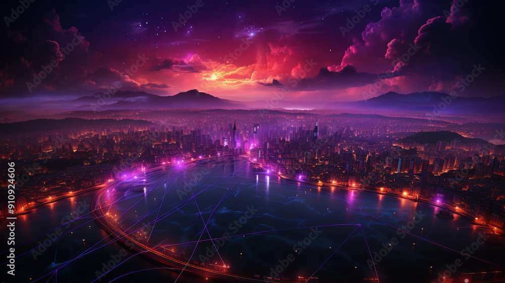 Fototapeta premium A Mesmerizing Virtual Background for Video Conferencing