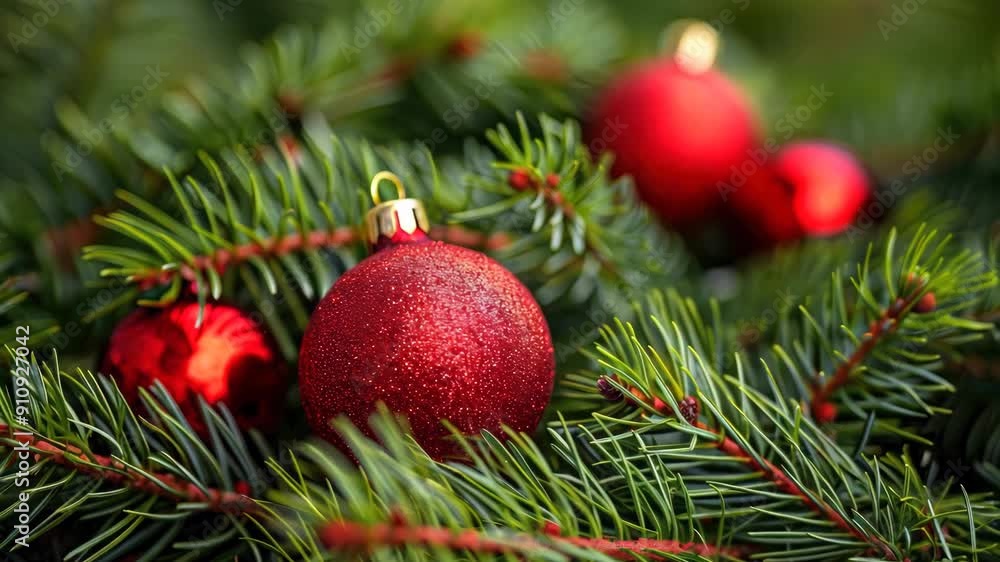 Christmas Balls with Intricate Patterns Isolated on White Background Christmas Balls with Intricate Patterns Isolated on White Background