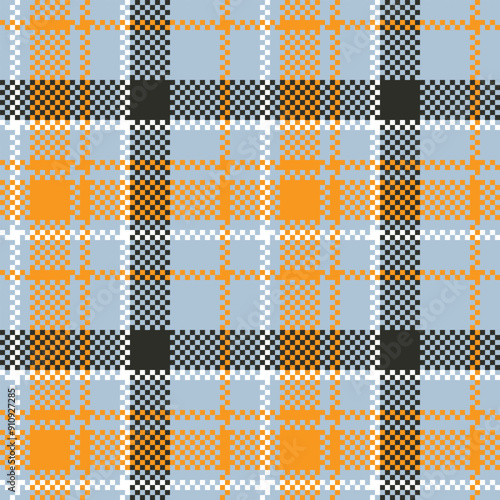 Tartan Plaid Vector Seamless Pattern. Plaids Pattern Seamless. Seamless Tartan Illustration Vector Set for Scarf, Blanket, Other Modern Spring Summer Autumn Winter Holiday Fabric Print.