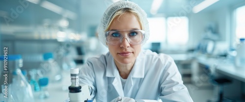 Bright and spacious DNA lab with natural light, featuring state-of-the-art research equipment