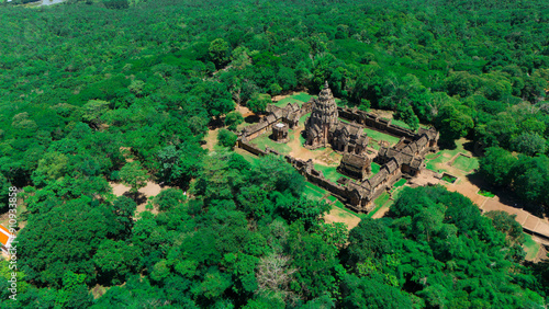 Phanom Rung Historical Park, Buriram Thailand, The park is one of the most beautiful in Thailand.
