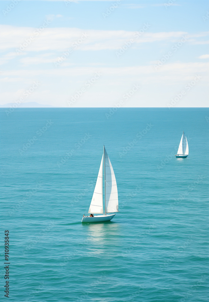 Obraz premium sailboat on the sea