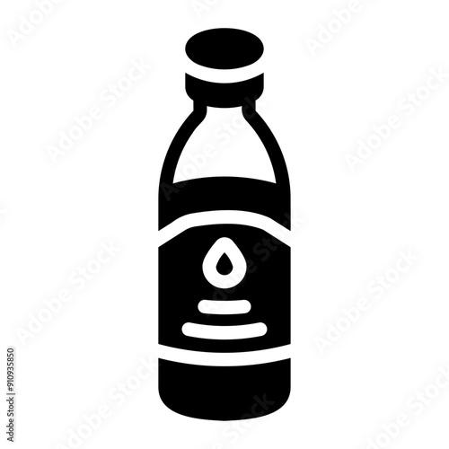 mineral water Solid icon