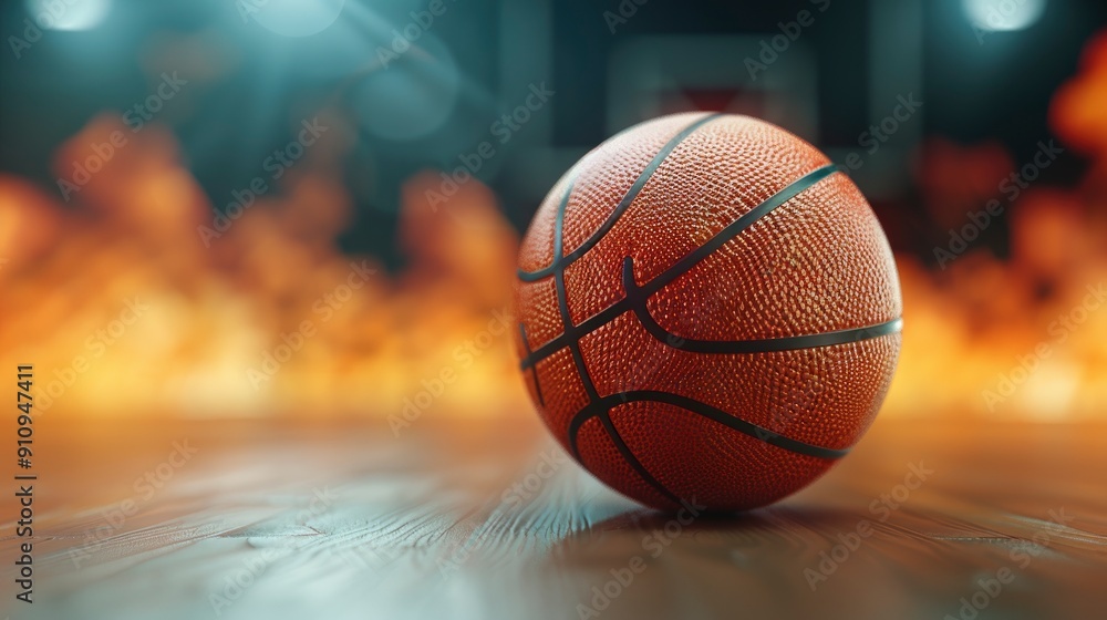 A Basketball On Fire Against A Dark Background, Resting On A Hardwood Gym Floor, Wallpaper Pictures, Background Hd A Basketball On Fire Against A Dark Background, Resting On A Hardwood Gym Floor, Wallpaper Pictures, Background Hd