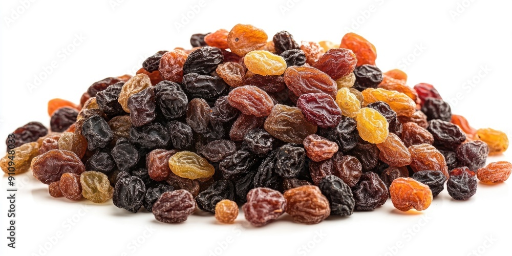 Raisins on White Surface Raisins on White Surface