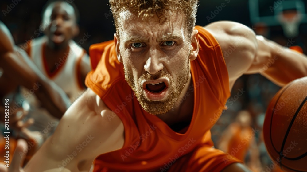 A Cinematic Action Tv Shot Of A Strong Athlete Running To Score A Goal In A Basketball Game, Wallpaper Pictures, Background Hd A Cinematic Action Tv Shot Of A Strong Athlete Running To Score A Goal In A Basketball Game, Wallpaper Pictures, Background Hd