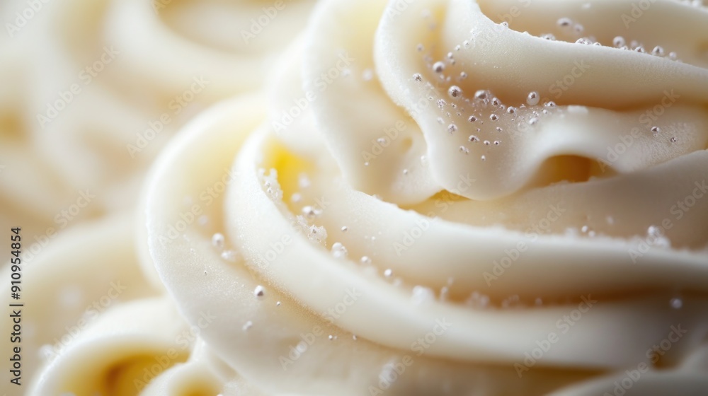 Cupcake White Frosting Close Up Cupcake White Frosting Close Up
