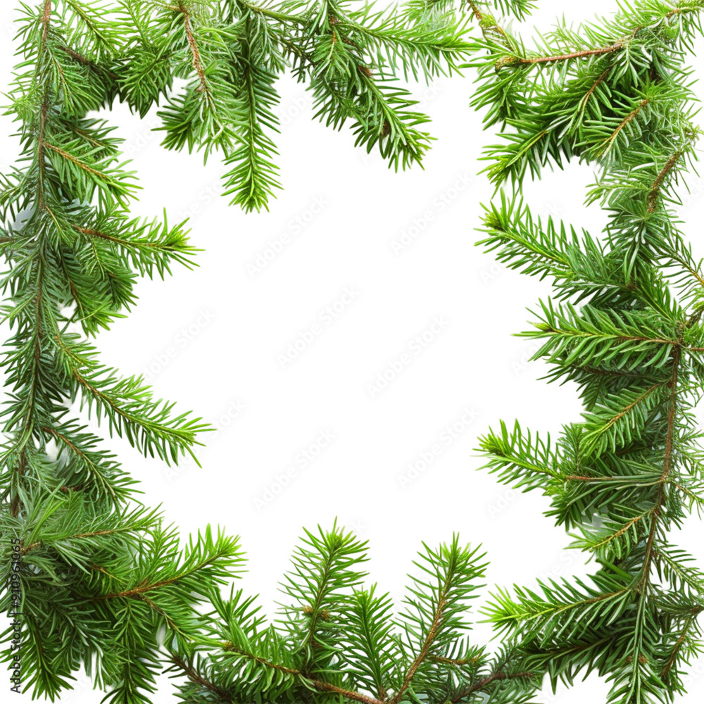 lush douglas fir as a frame border png lush douglas fir as a frame border png