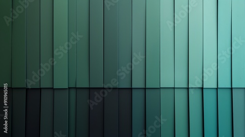 Abstract background with vertical green and teal stripes.