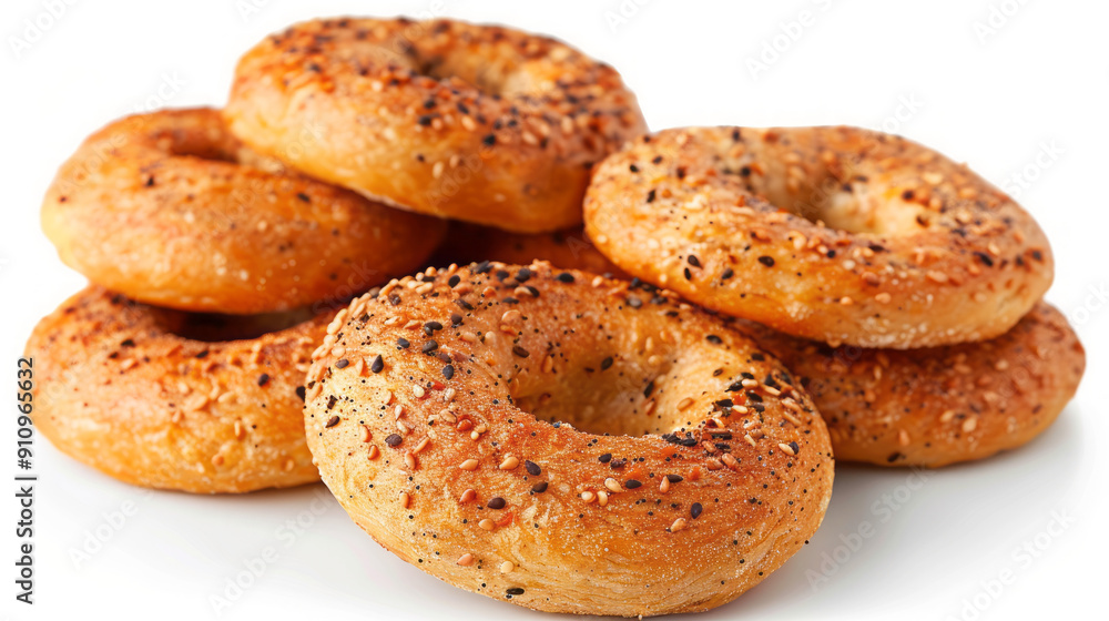 Bagels on a white background isolated Bagels on a white background isolated