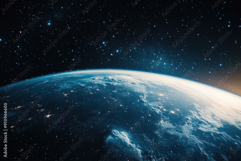 Obraz premium Earth From Space