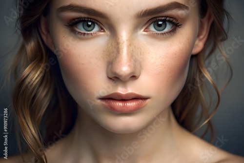 Wallpaper Mural Close-up highly detailed shot of female skin Torontodigital.ca