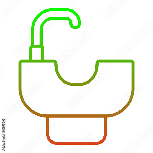 Hair wash sink Icon