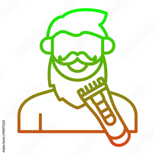 Beard trimming Icon