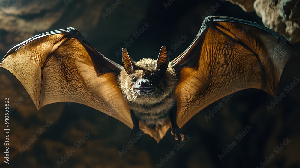 Obraz premium Bat in Flight.