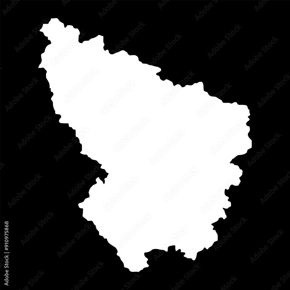 Obraz premium Sumadija district map, administrative district of Serbia. Vector illustration.