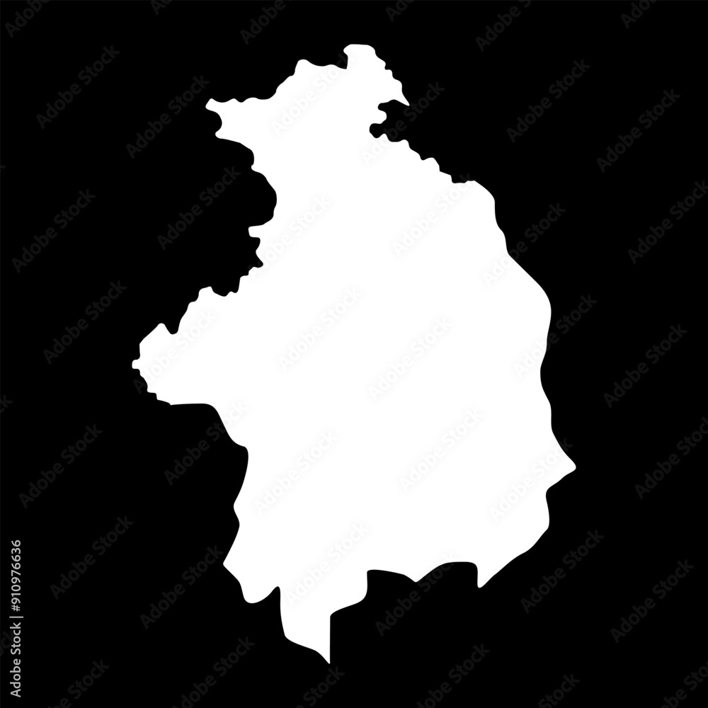 Kosovska Mitrovica district map, administrative district of Serbia. Vector illustration. Kosovska Mitrovica district map, administrative district of Serbia. Vector illustration.