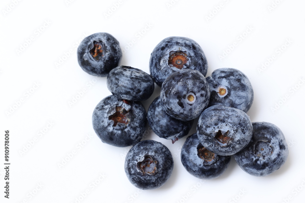 blueberries isolated on white background blueberries isolated on white background