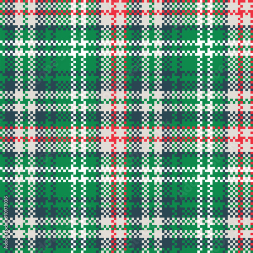 Scottish Tartan Plaid Seamless Pattern, Abstract Check Plaid Pattern. Template for Design Ornament. Seamless Fabric Texture. Vector Illustration