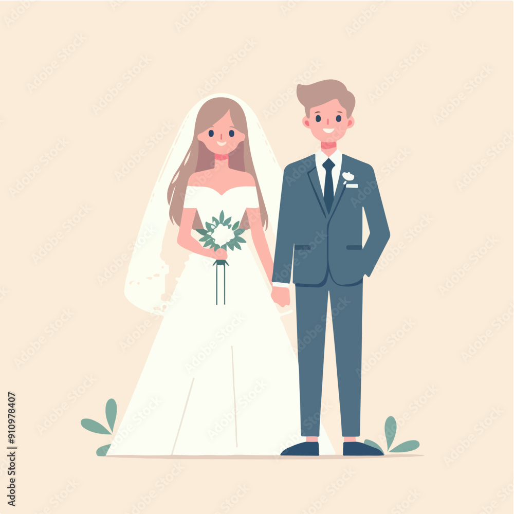 Bride and groom on wedding day, marriage ceremony. Just married love couple, newlyweds Bride and groom on wedding day, marriage ceremony. Just married love couple, newlyweds