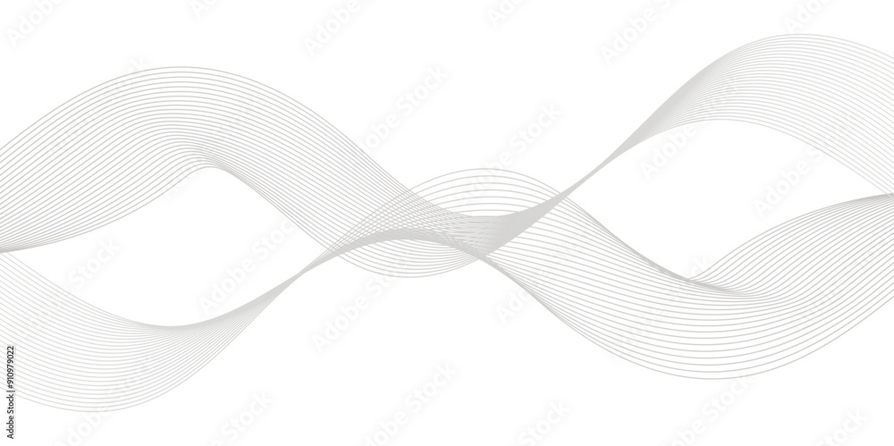 Fototapeta premium Modern glowing wavy lines with technology connection concept. Abstract technology lines mesh background. Abstract digital motion lines. Vector wave curve gradient pattern blend.