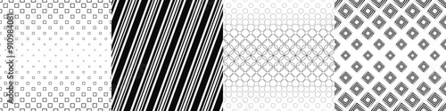 Black and white pattern collection