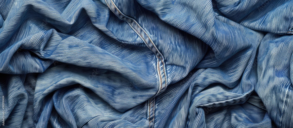 Blue denim jeans texture suitable as a copy space image for various design backgrounds Blue denim jeans texture suitable as a copy space image for various design backgrounds