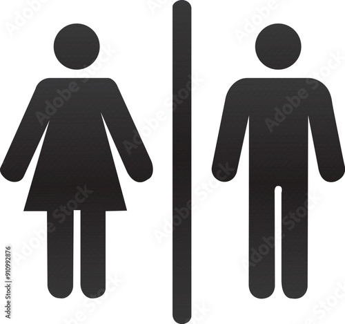 man and woman sign Icon Illustration vector