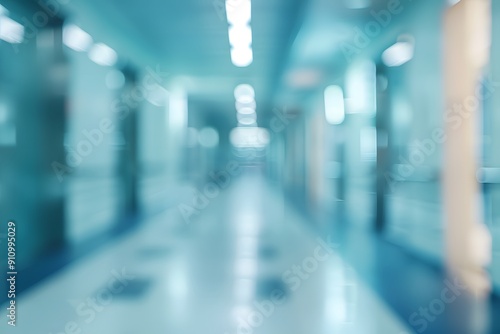 Wallpaper Mural blurred hospital hallway background Torontodigital.ca