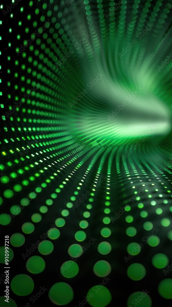 Many bright green lines arranged on a black background. Top view. Background. Many bright green lines arranged on a black background. Top view. Background.