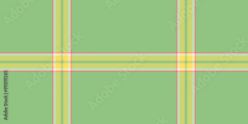 Skill background textile check, october vector seamless fabric. Fluffy tartan plaid texture pattern in green and yellow colors.