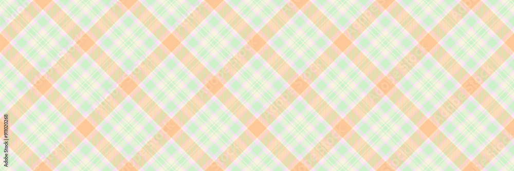 Fototapeta premium Mat textile vector seamless, arabic pattern plaid check. Livingroom fabric background texture tartan in light and beige colors.