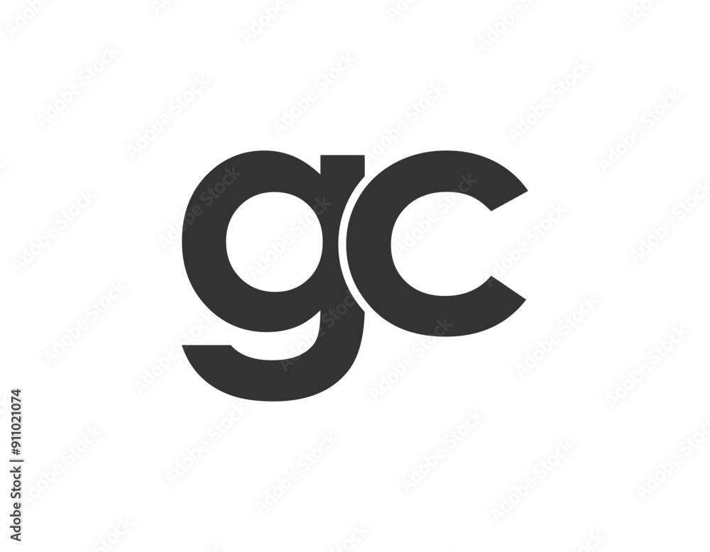 GC creative geometric initial based modern and minimal logo. Letter g c trendy fonts. GC creative geometric initial based modern and minimal logo. Letter g c trendy fonts.