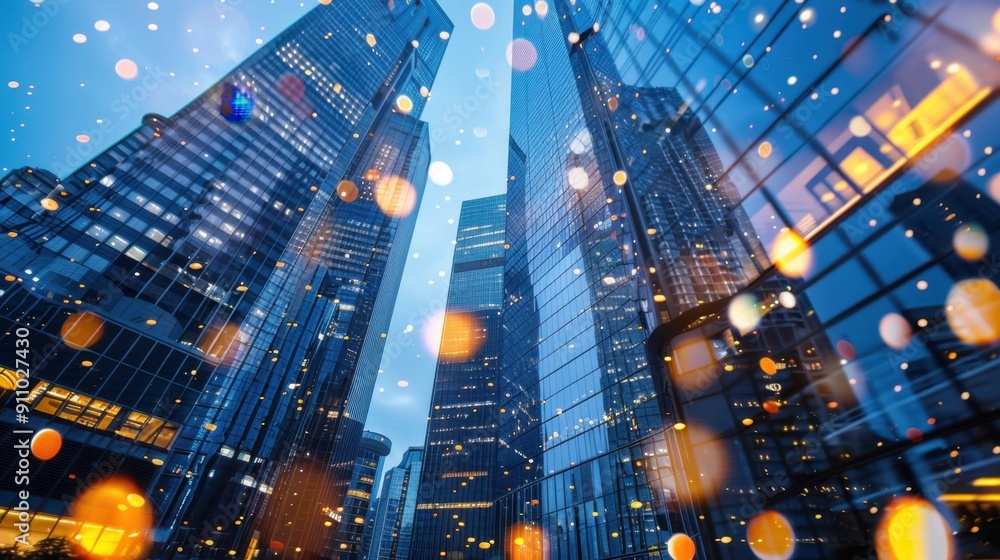 Obraz premium Scalable Operations: Big firms leverage their scale to adapt operations efficiently to market demands, managing growth without proportionally increasing costs. 